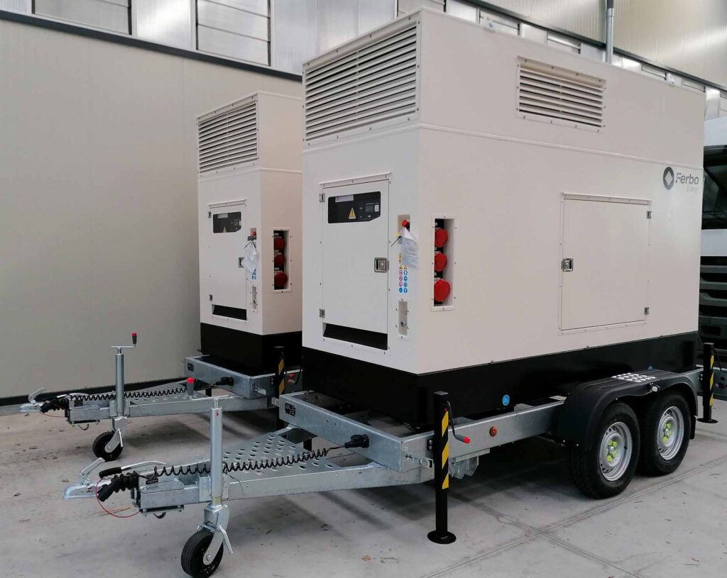 Image related to mobile diesel generator hire, offering convenient and on-the-go power solutions for various applications