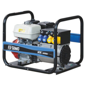 Image of a 4.8KW petrol generator available for hire, offering portable power solutions.
