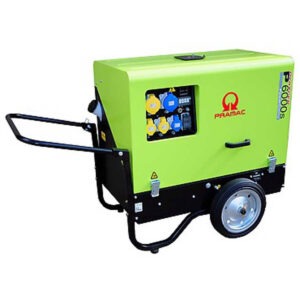Image of a 6KVA diesel generator available for rental, suitable for powering various applications
