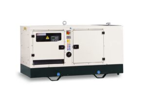 Image of a small diesel generator available for hire, ideal for compact and reliable power solutions