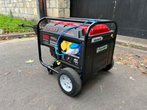 Image of a small petrol generator available for hire in York through Target Hire, your trusted source for portable power solutions