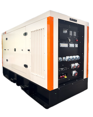 Industrial generator hire by Target Hire, providing reliable power for large-scale industrial operations and construction project