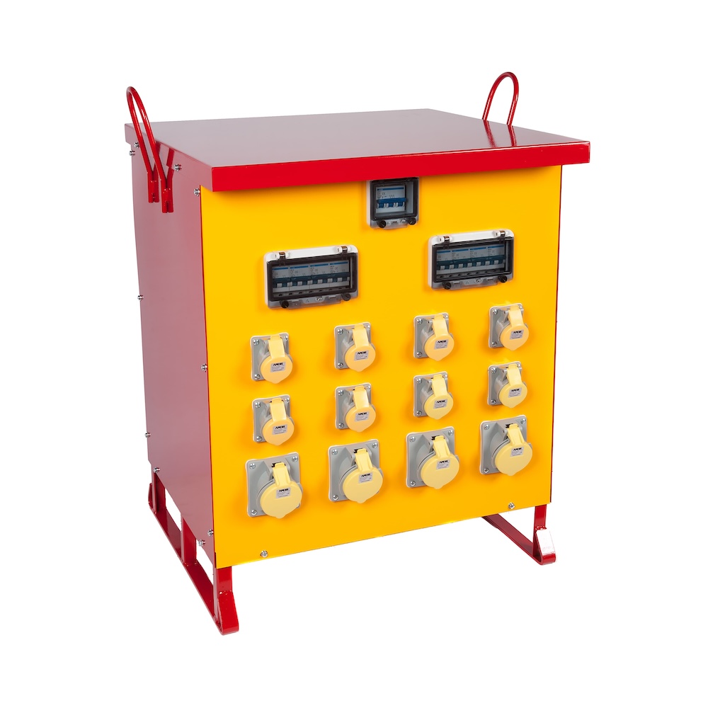 10V transformer hire from Target Hire, ensuring safe voltage conversion for construction tools and equipment