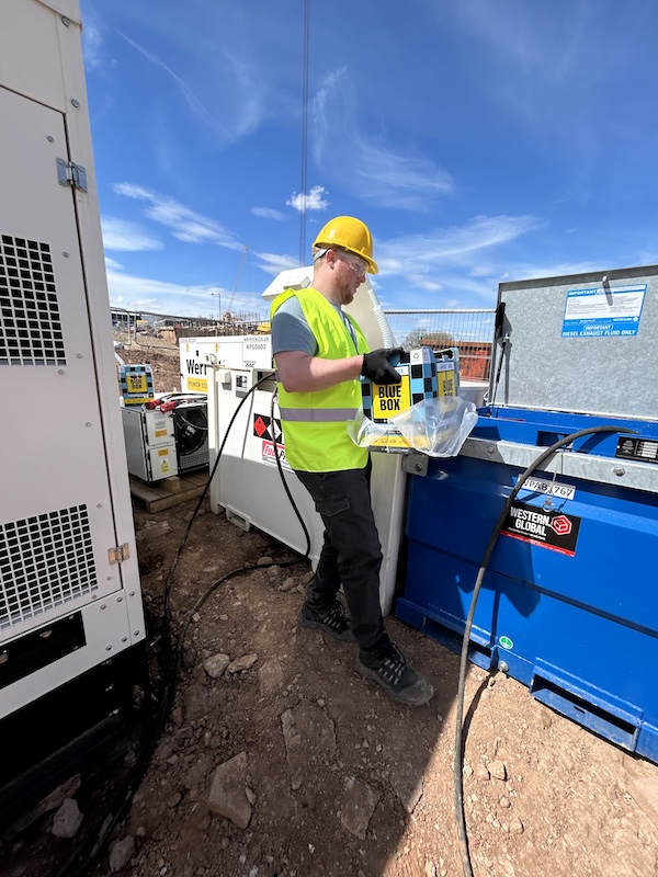 Bulk fuel tanks for generator hire by Target Hire, ensuring continuous power for long-term generator operations