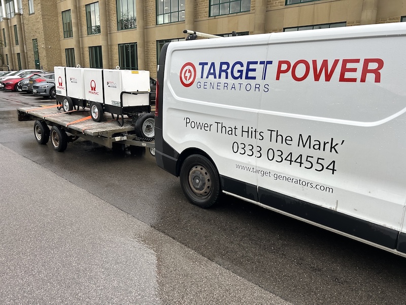 Portable generator hire for food stalls by Target Hire, providing reliable power for outdoor and mobile food operations