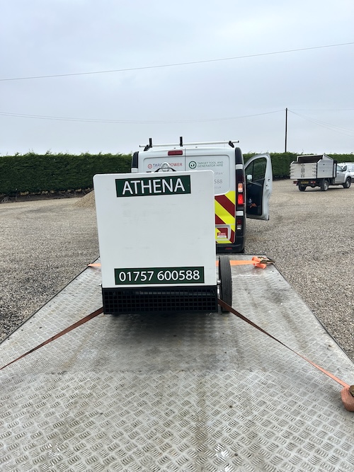 Portable diesel generator hire in Yorkshire by Target Hire for reliable power supply solutions